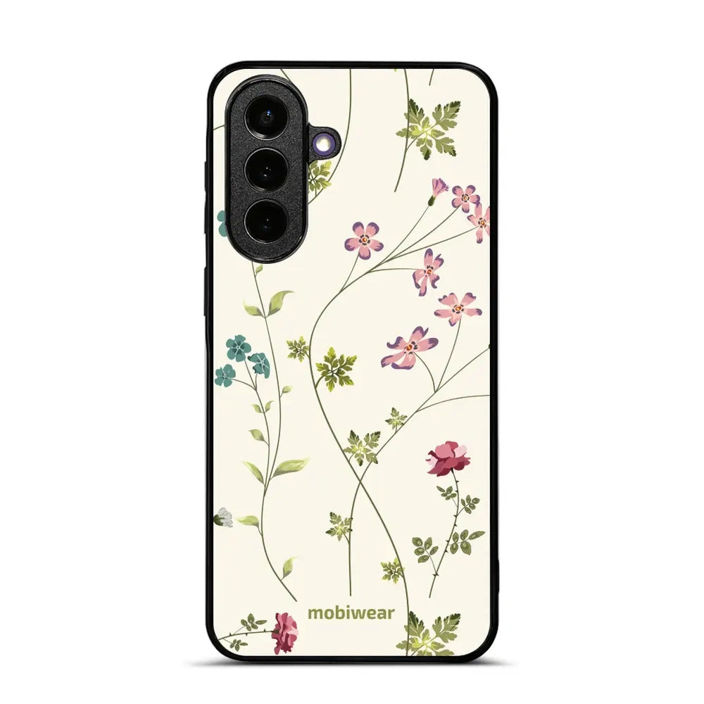 Handyhülle für Galaxy A57 5G, Mobiwear Glossy Case, Idyllische Blüte