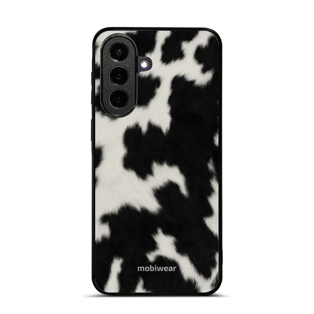 Handyhülle für Galaxy A57 5G, Mobiwear Glossy Case, Kuhfell-Optik