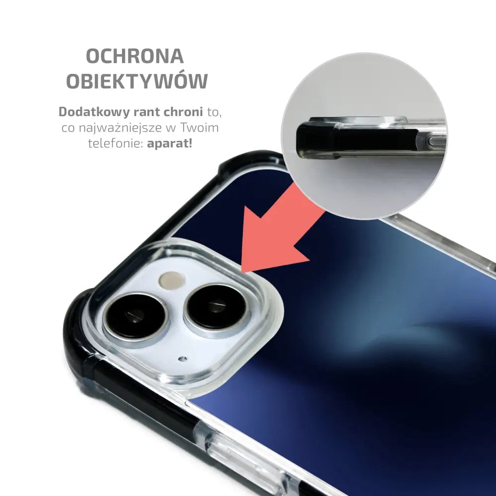Handyhülle für iPhone 17e mit MagSafe, Mobiwear Elite Bumper, Dunkelblau