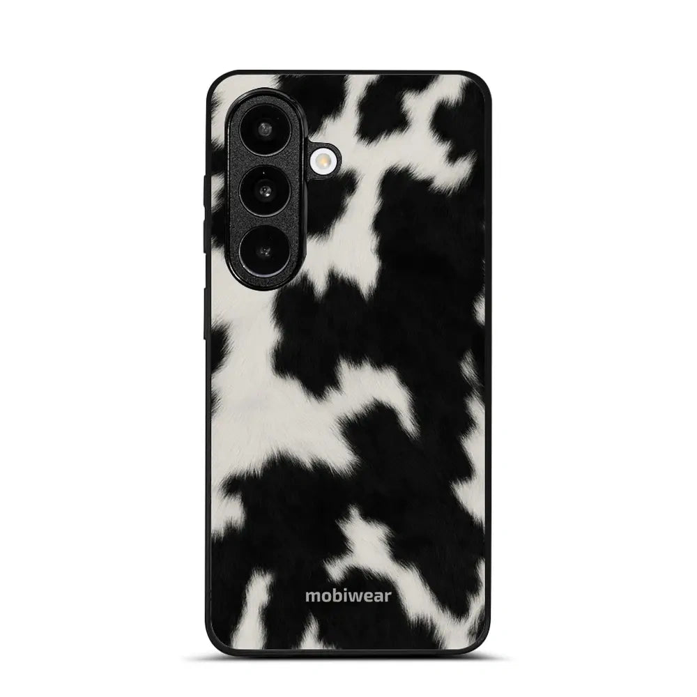 Handyhülle für Galaxy S26, Mobiwear Glossy Case, Kuhfell-Optik