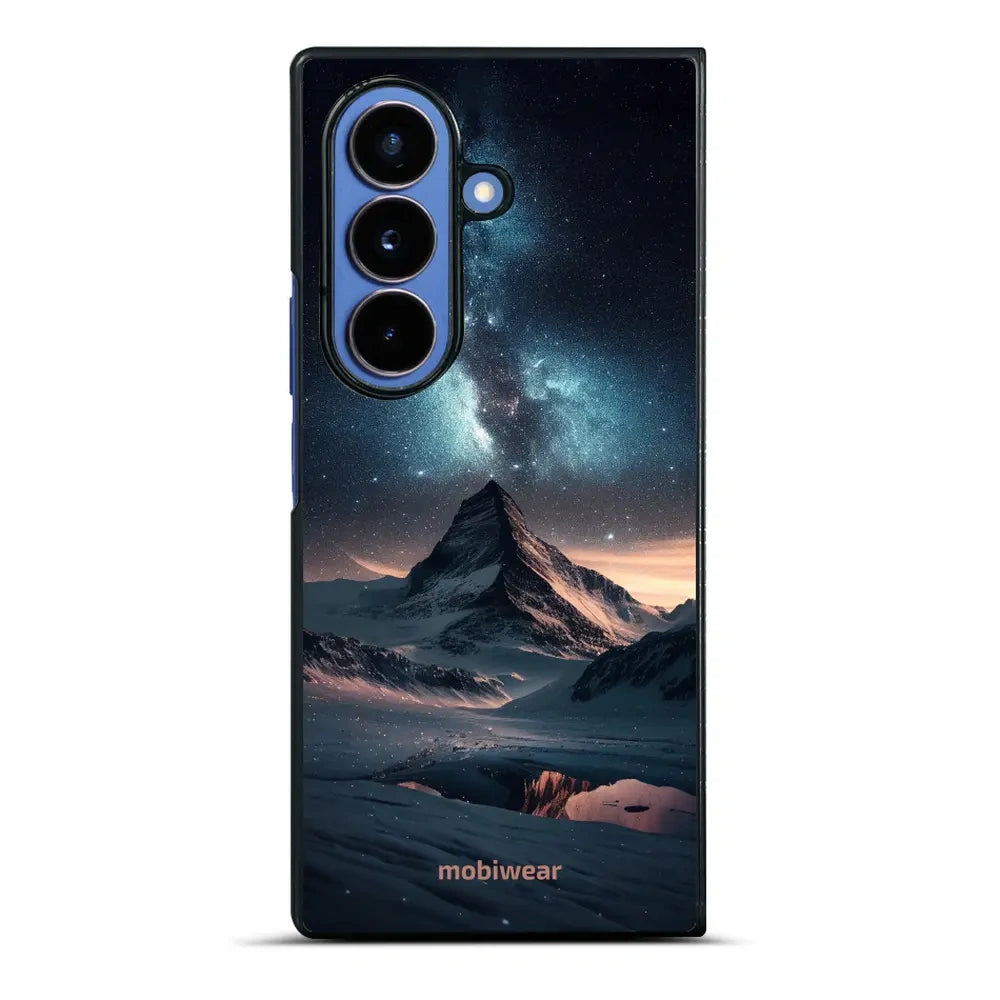 Handyhülle für Galaxy Z Fold7, Mobiwear Glossy Case, Nachtberg