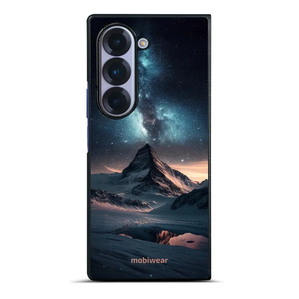 Handyhülle für Galaxy Z Fold6, Mobiwear Glossy Case, Nachtberg