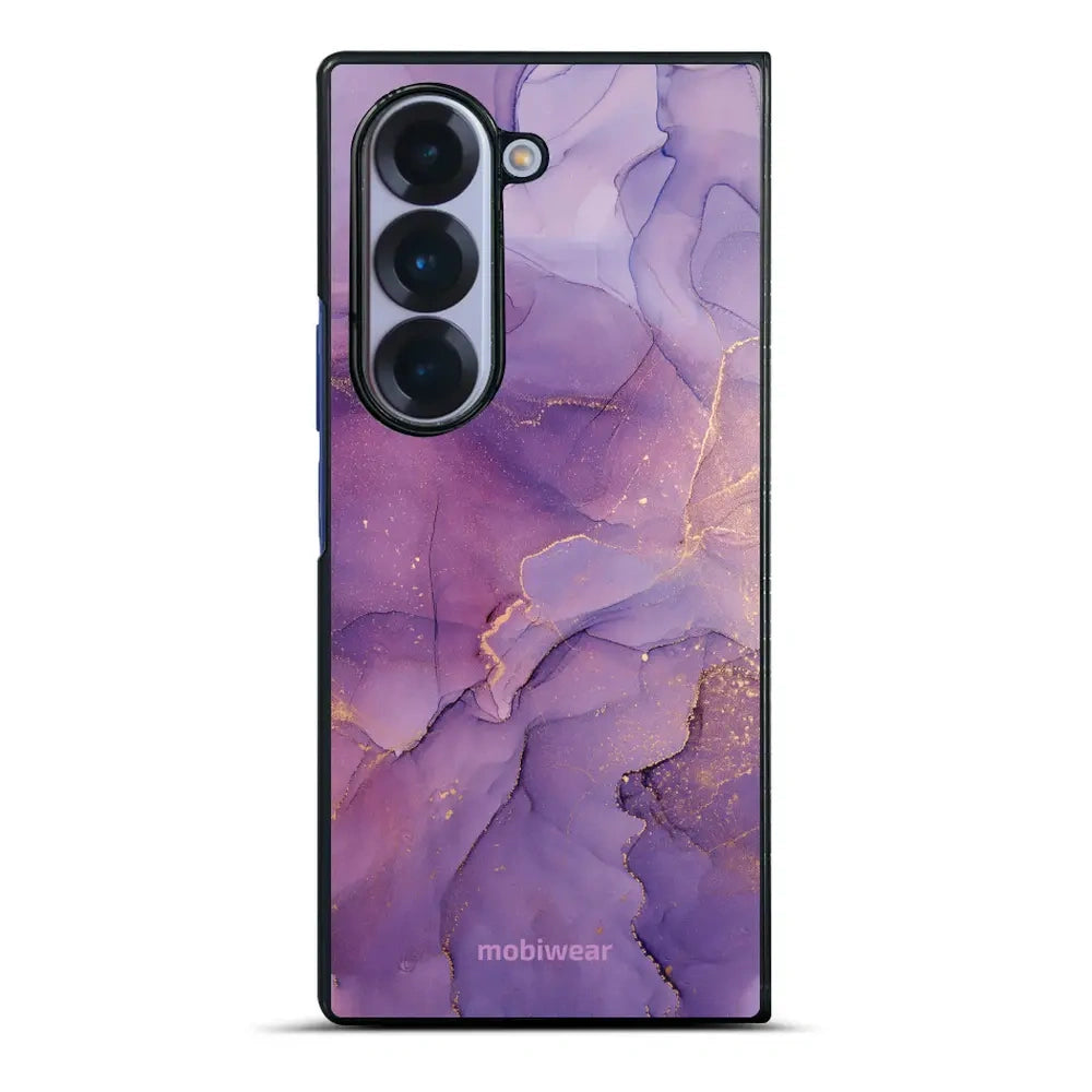 Handyhülle für Galaxy Z Fold6, Mobiwear Glossy Case, Violett