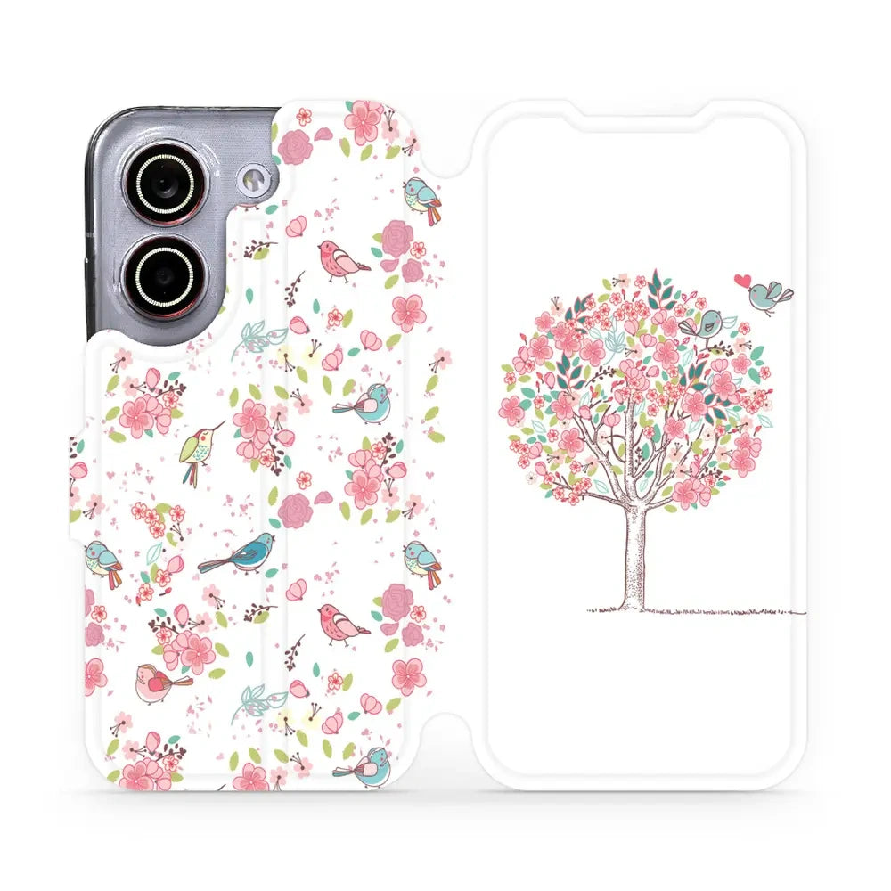 Handyhülle mit klappe für Xiaomi POCO X8 Pro, Mobiwear Book, Rosa Hain