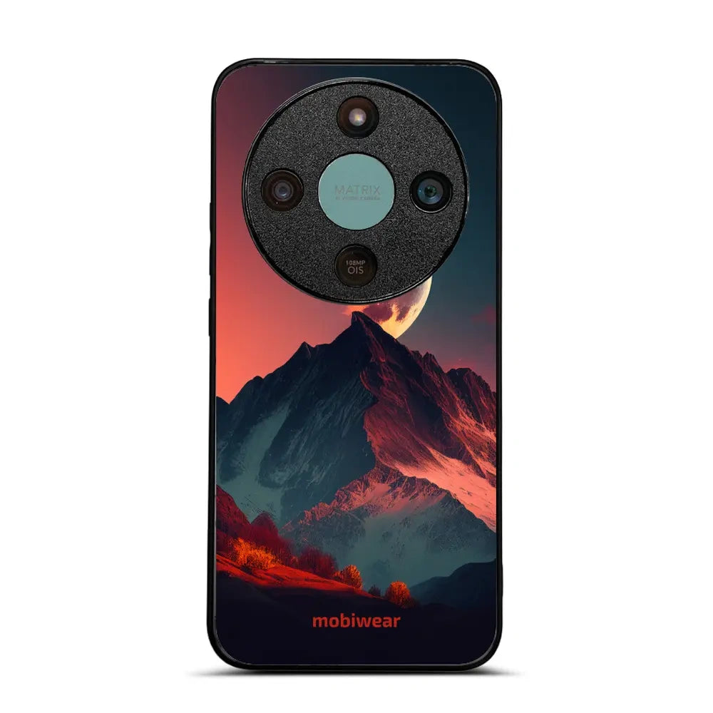 Handyhülle für Honor Magic8 Lite, Mobiwear Glossy Case, Gebirgsdämmerung