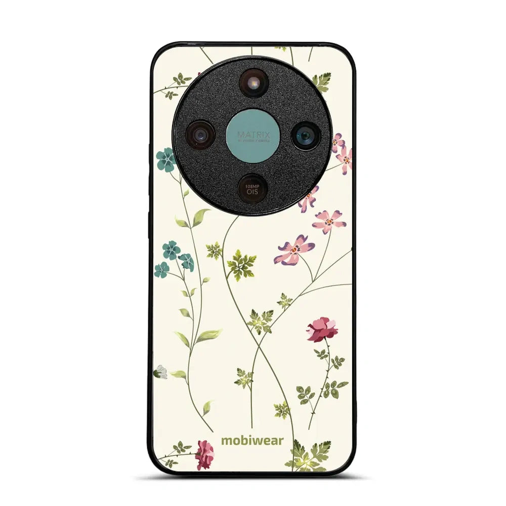 Handyhülle für Honor Magic8 Lite, Mobiwear Glossy Case, Idyllische Blüte