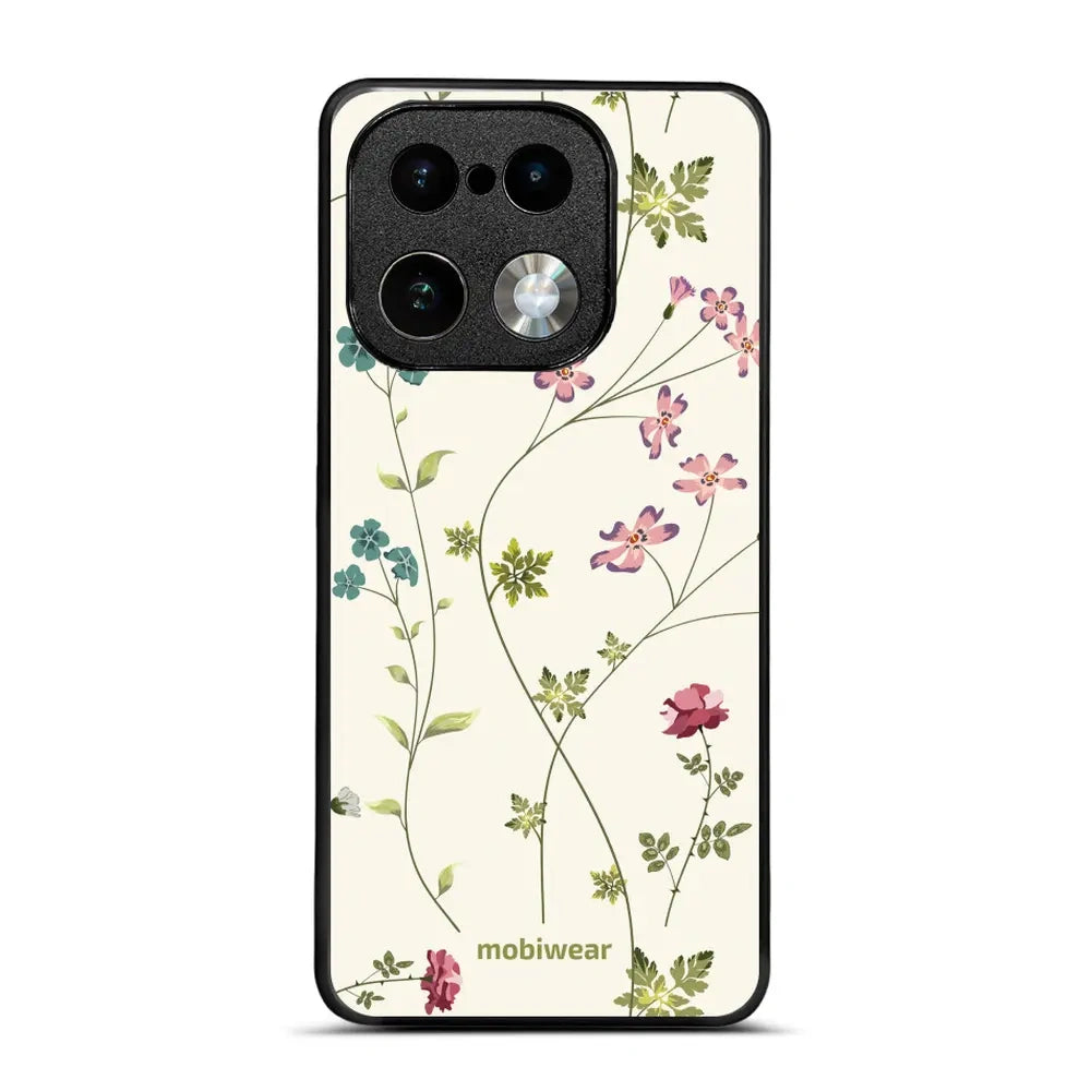 Handyhülle für Realme 16 Pro Plus 5G, Mobiwear Glossy Case, Idyllische Blüte