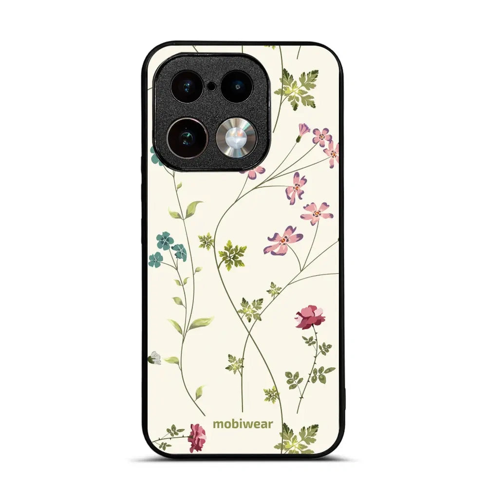 Handyhülle für Realme 16 Pro 5G, Mobiwear Glossy Case, Idyllische Blüte