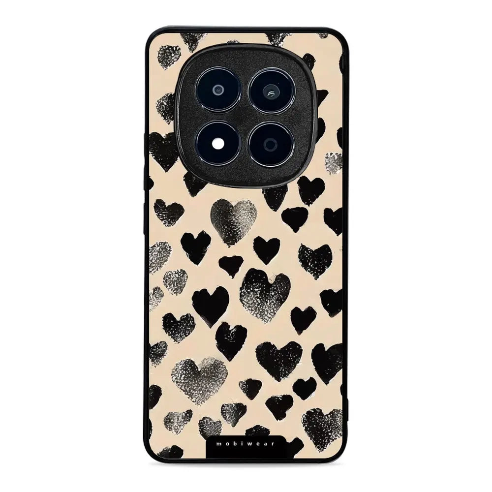 Handyhülle für Xiaomi POCO M8 Pro 5G, Mobiwear Glossy Case, Beige Liebe