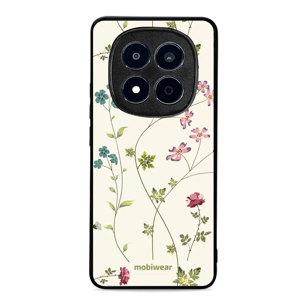 Handyhülle für Xiaomi Redmi Note 15 Pro 4G, Mobiwear Glossy Case, Idyllische Blüte