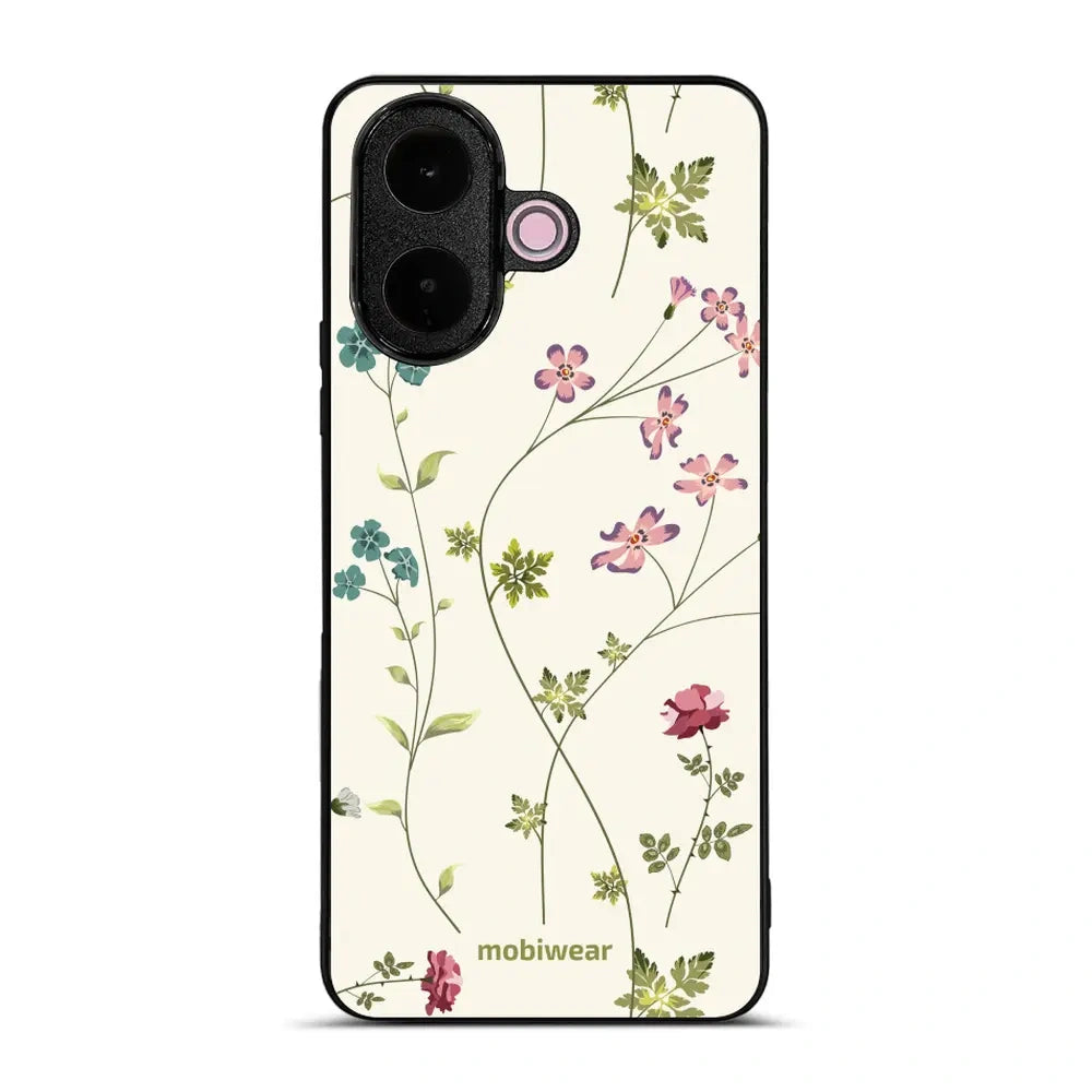 Handyhülle für Vivo V60 Lite 5G, Mobiwear Glossy Case, Idyllische Blüte