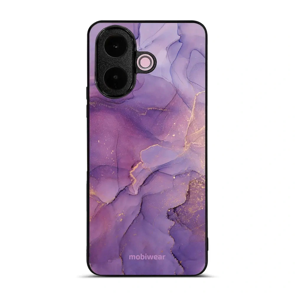 Handyhülle für Vivo V60 Lite 5G, Mobiwear Glossy Case, Violett
