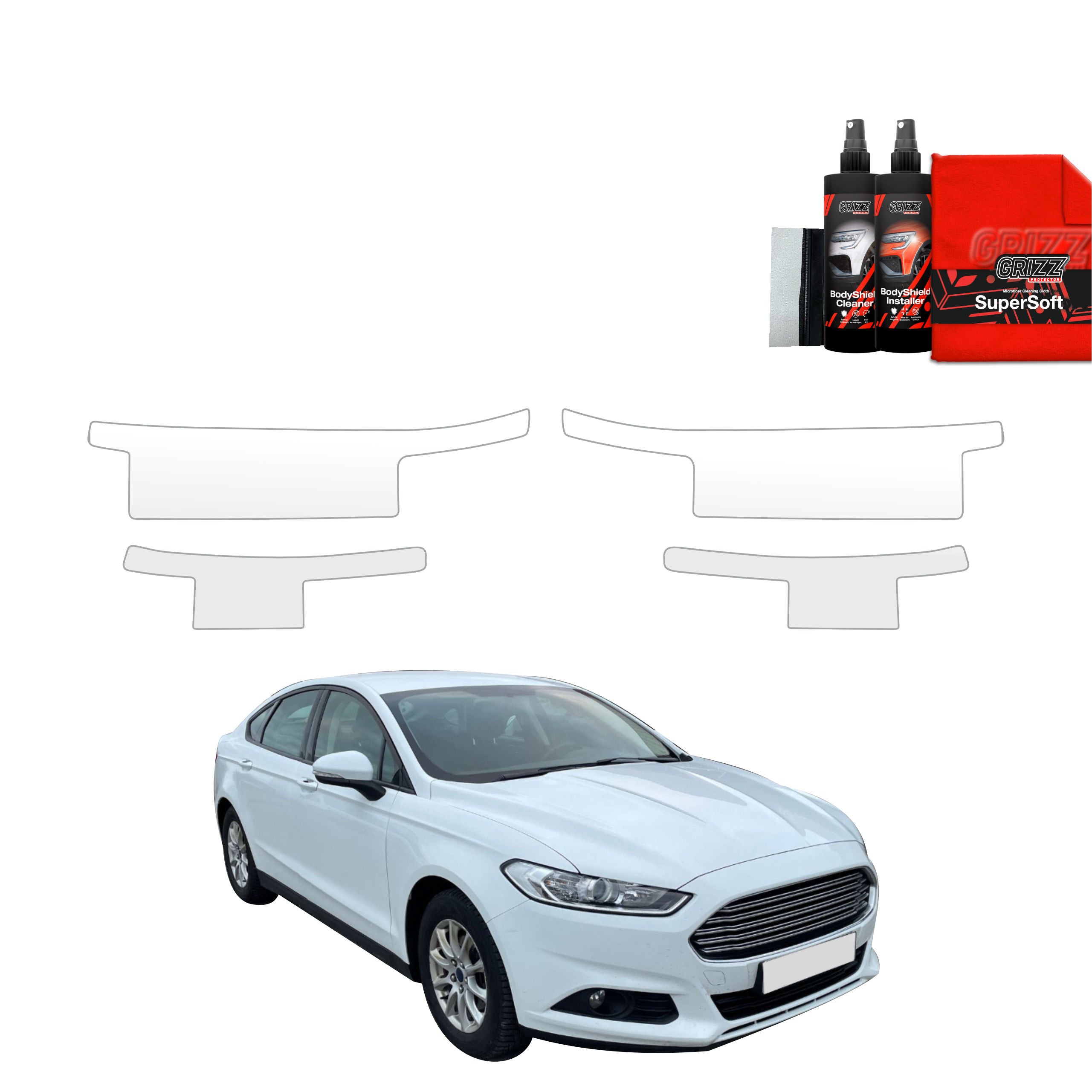 4in1 Schutzfolie Grizz Protector für Schweller - Ford Mondeo Mk5 Sedan (2014-2019)