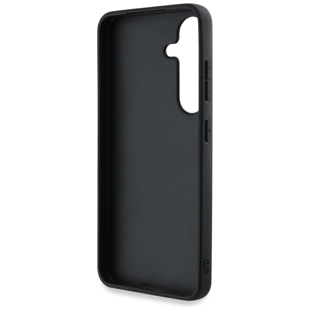 Handyhülle für Galaxy S25, Guess Hardcase 4G Big Metal Logo, Braun