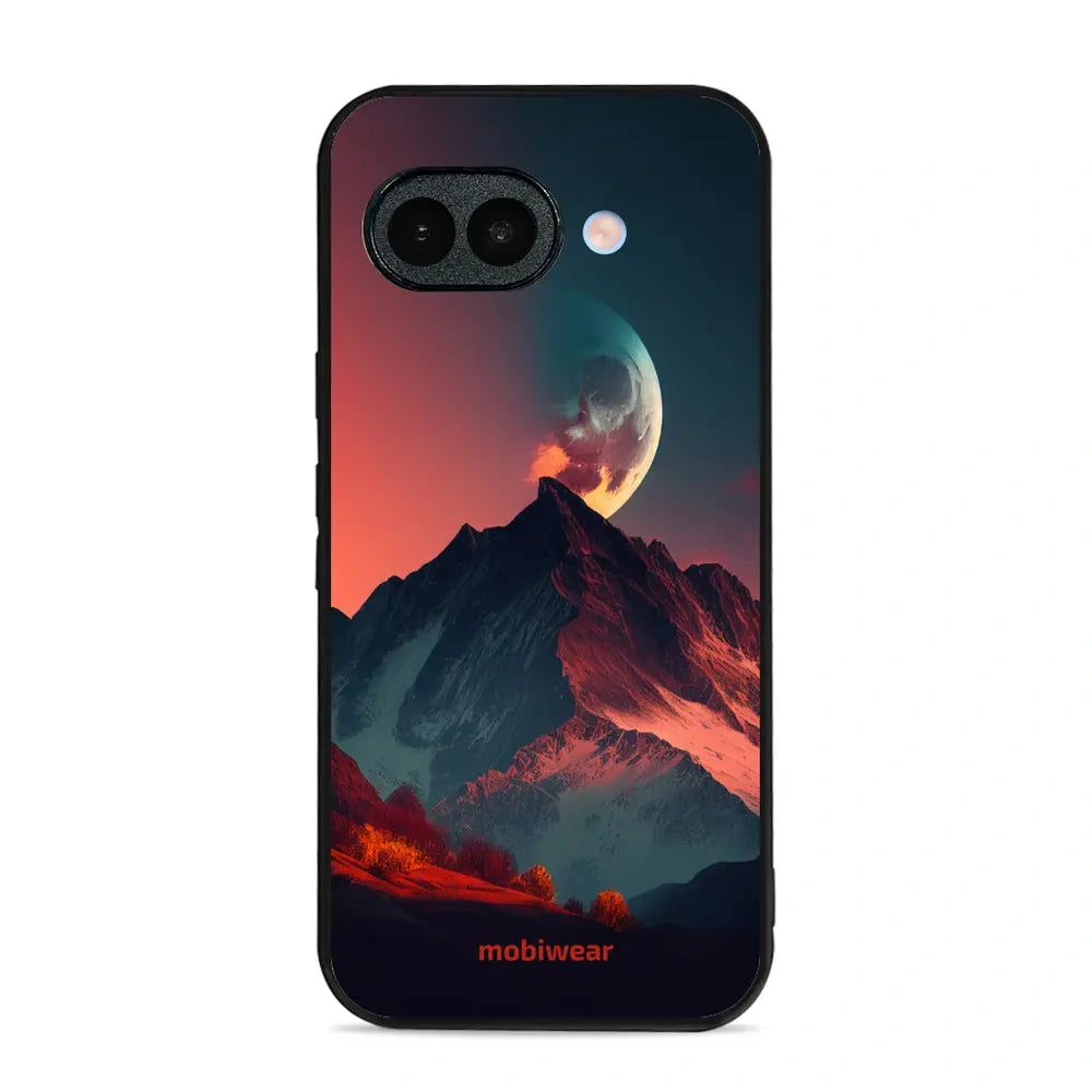 Handyhülle für Google Pixel 10a, Mobiwear Glossy Case, Gebirgsdämmerung