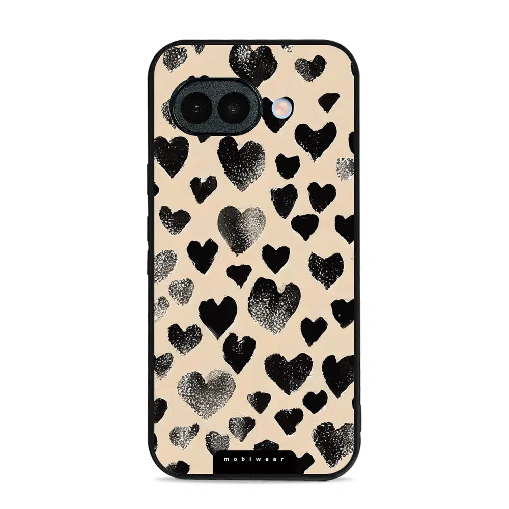 Handyhülle für Google Pixel 10a, Mobiwear Glossy Case, Beige Liebe