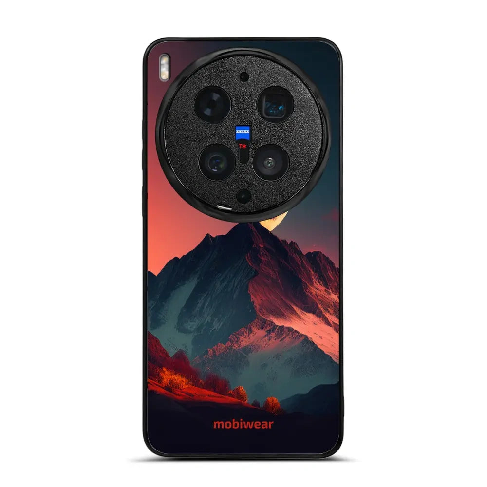 Handyhülle für Vivo X300 Ultra, Mobiwear Glossy Case, Gebirgsdämmerung
