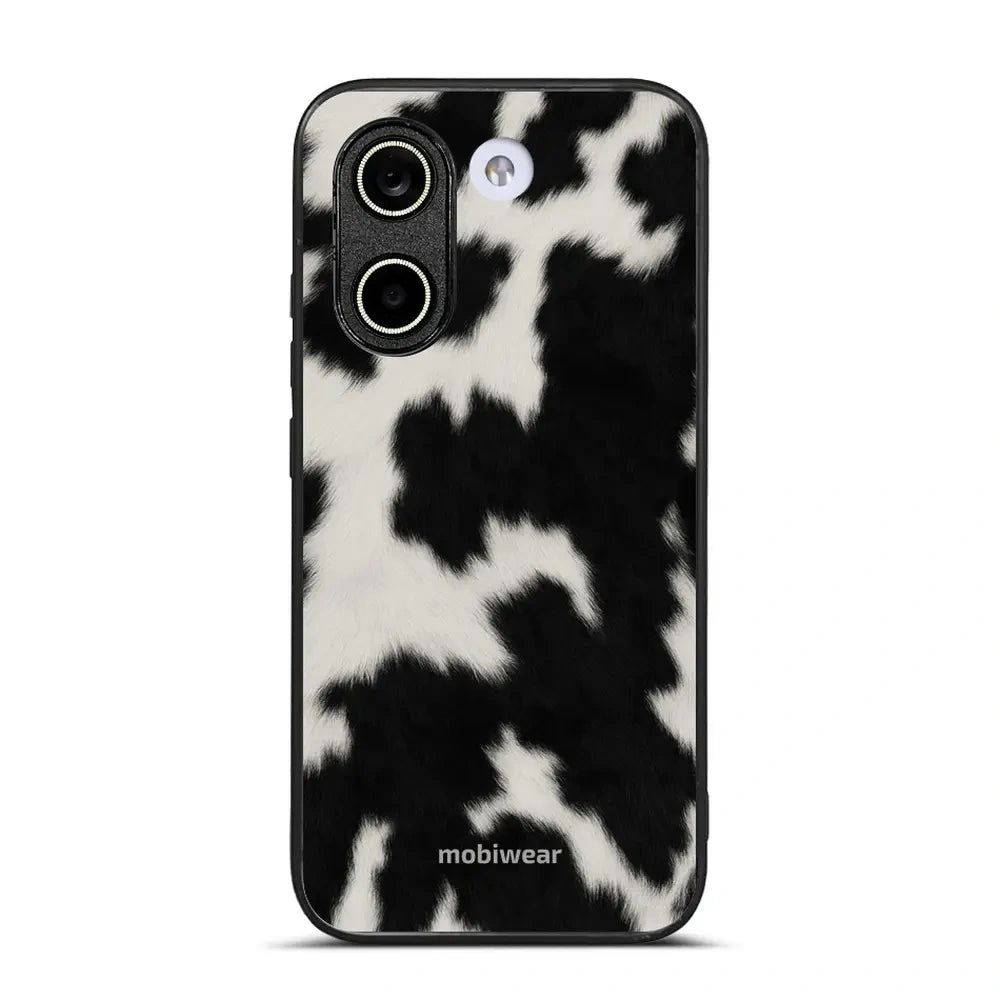 Handyhülle für Xiaomi POCO X8 Pro, Mobiwear Glossy Case, Kuhfell-Optik