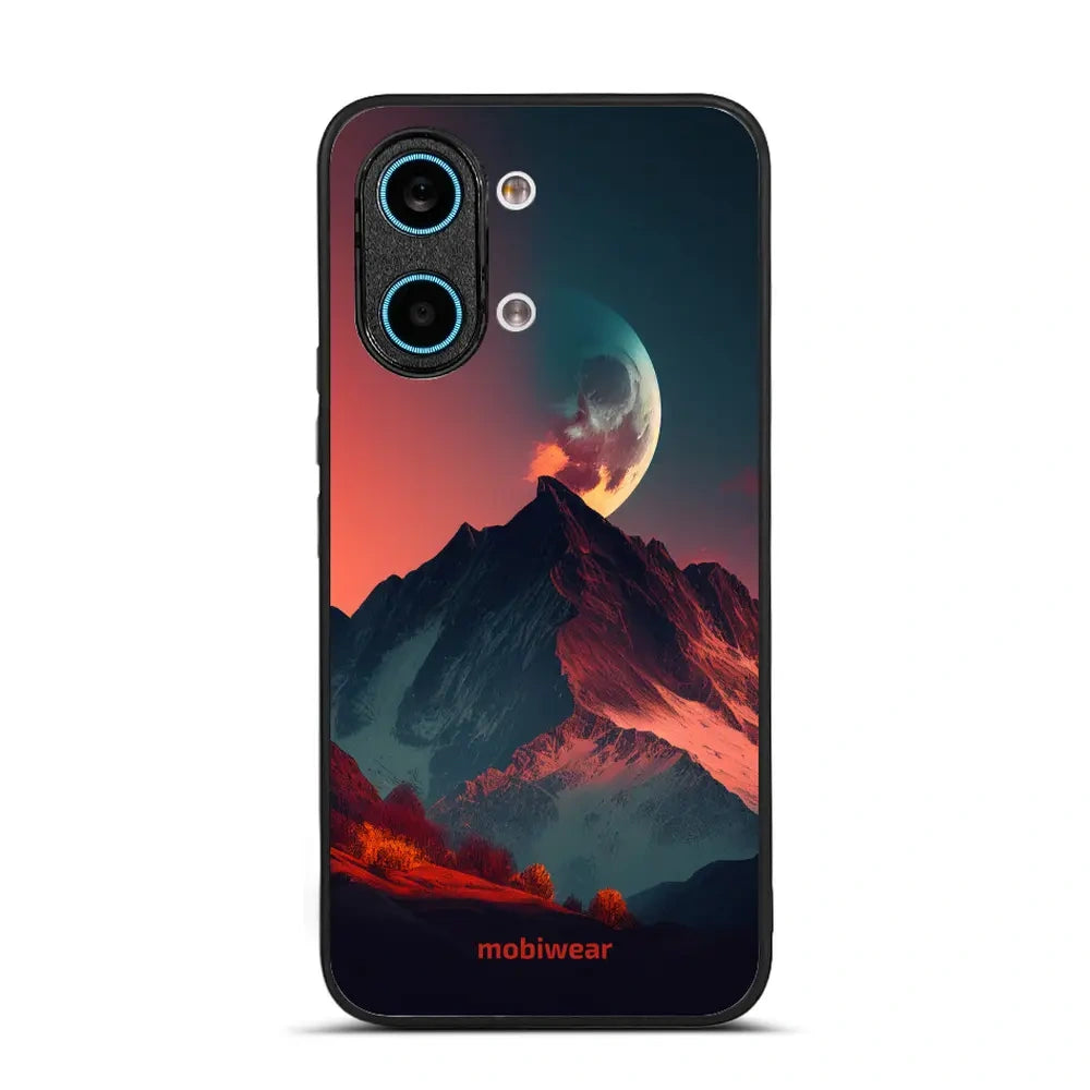 Handyhülle für Xiaomi POCO X8 Pro Max, Mobiwear Glossy Case, Gebirgsdämmerung