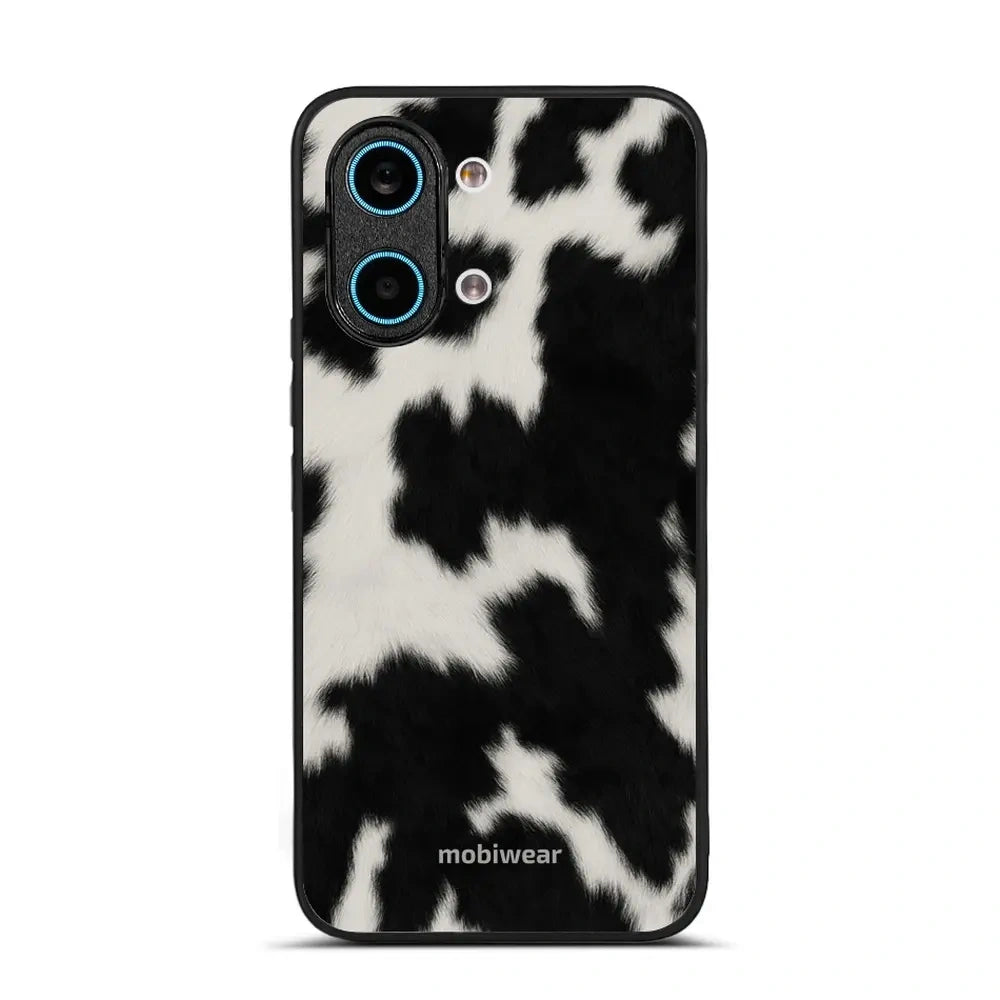 Handyhülle für Xiaomi POCO X8 Pro Max, Mobiwear Glossy Case, Kuhfell-Optik