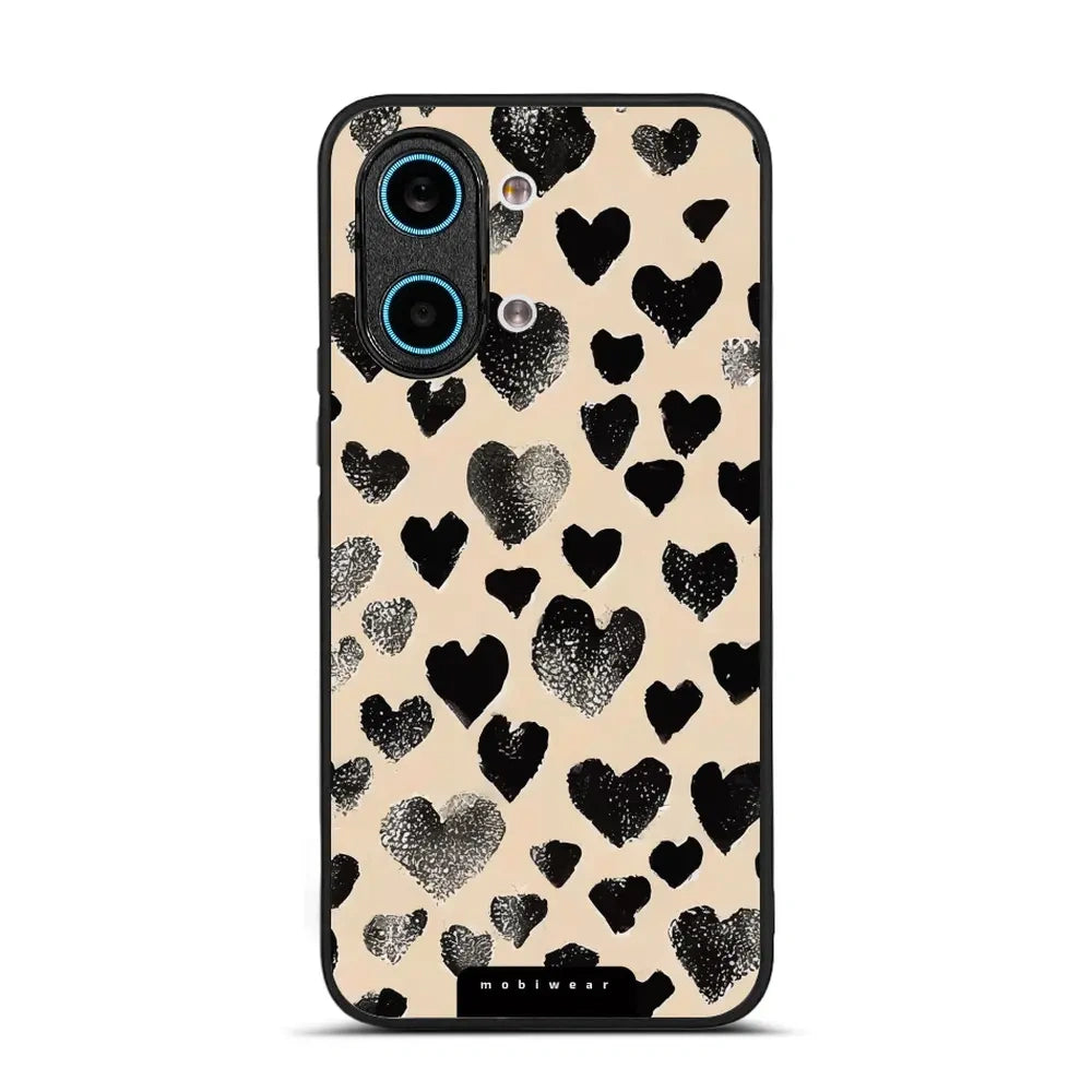Handyhülle für Xiaomi POCO X8 Pro Max, Mobiwear Glossy Case, Beige Liebe
