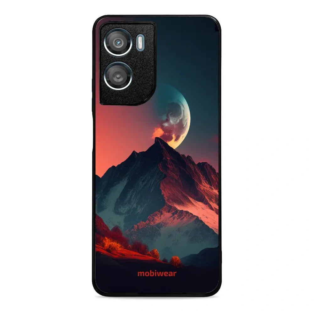 Handyhülle für Motorola Moto G06 4G / Motorola Moto G06 Power 4G, Mobiwear Glossy Case, Gebirgsdämmerung