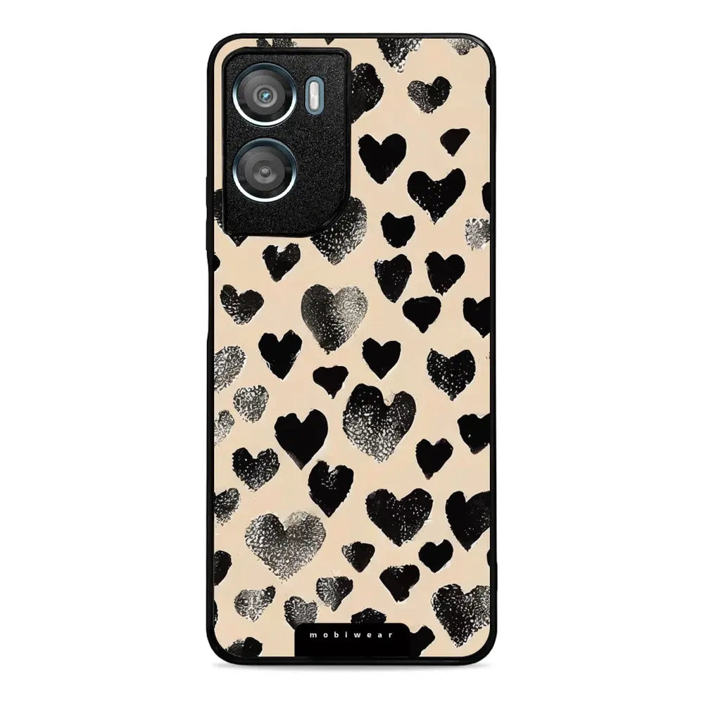 Handyhülle für Motorola Moto G06 4G / Motorola Moto G06 Power 4G, Mobiwear Glossy Case, Beige Liebe