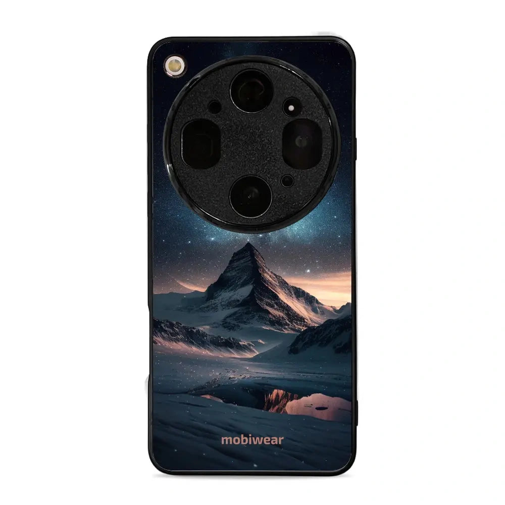 Handyhülle für Oppo Find X9 Ultra, Mobiwear Glossy Case, Nachtberg