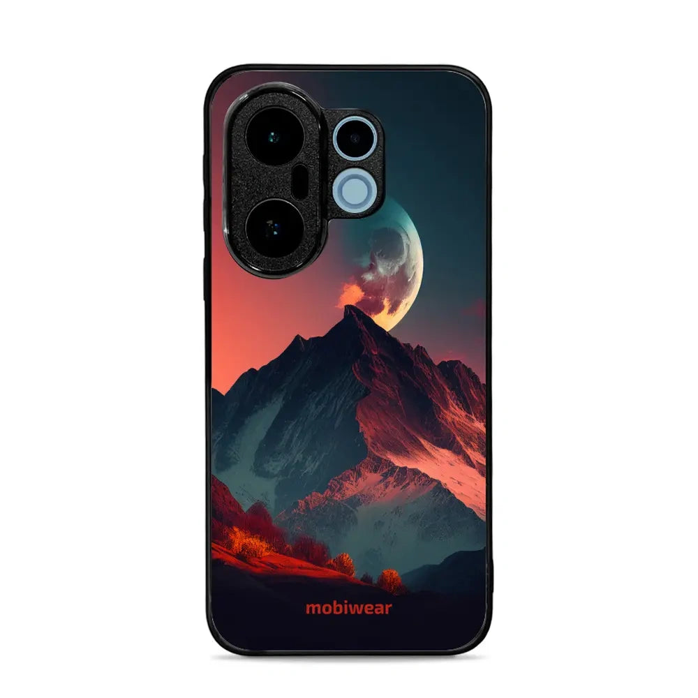 Handyhülle für Vivo X200 FE, Mobiwear Glossy Case, Gebirgsdämmerung