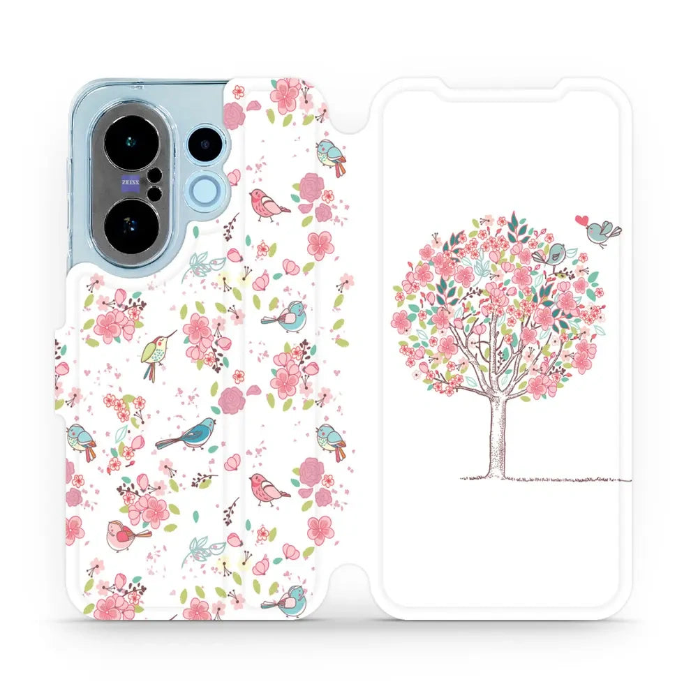 Handyhülle mit klappe für Vivo X200 FE, Mobiwear Book, Rosa Hain