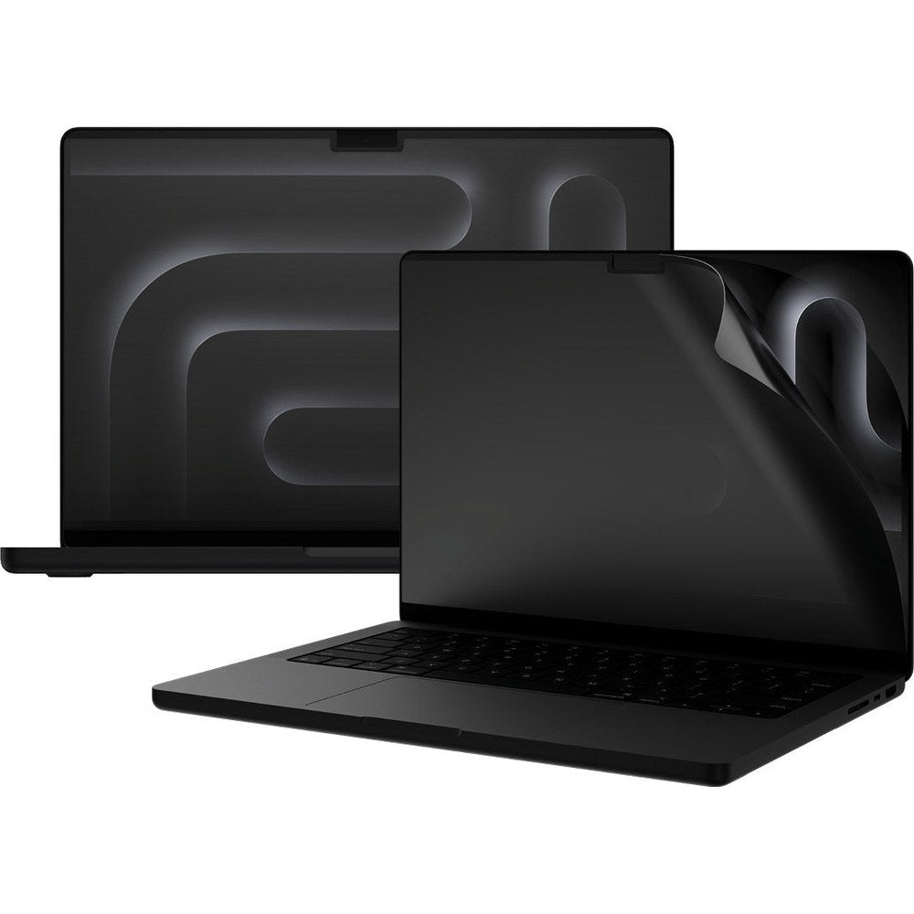 Magnetische Schutzfolie mit Sichtschutzfilter für MacBook Pro 14" 2021-2026, PanzerGlass Magnetic 2-Way Privacy (1/4)