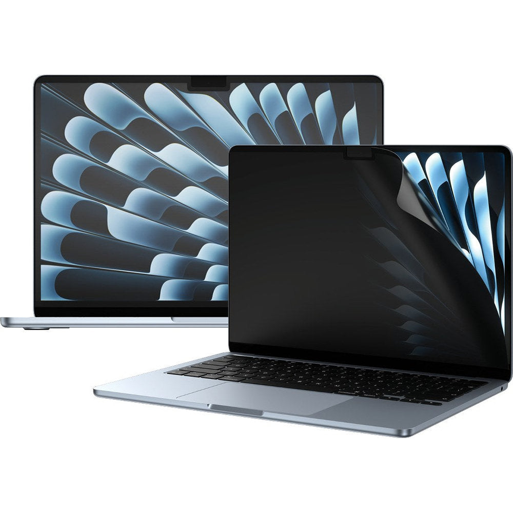 Magnetische Schutzfolie mit Sichtschutzfilter für MacBook Air 13.6" M5 / M4 / M3 / M2, PanzerGlass Magnetic 2-Way Privacy (1/4)