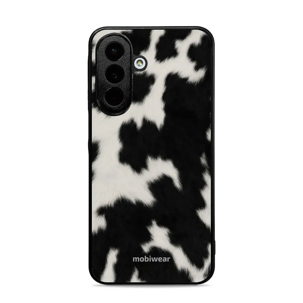 Handyhülle für Galaxy A27 5G, Mobiwear Glossy Case, Kuhfell-Optik