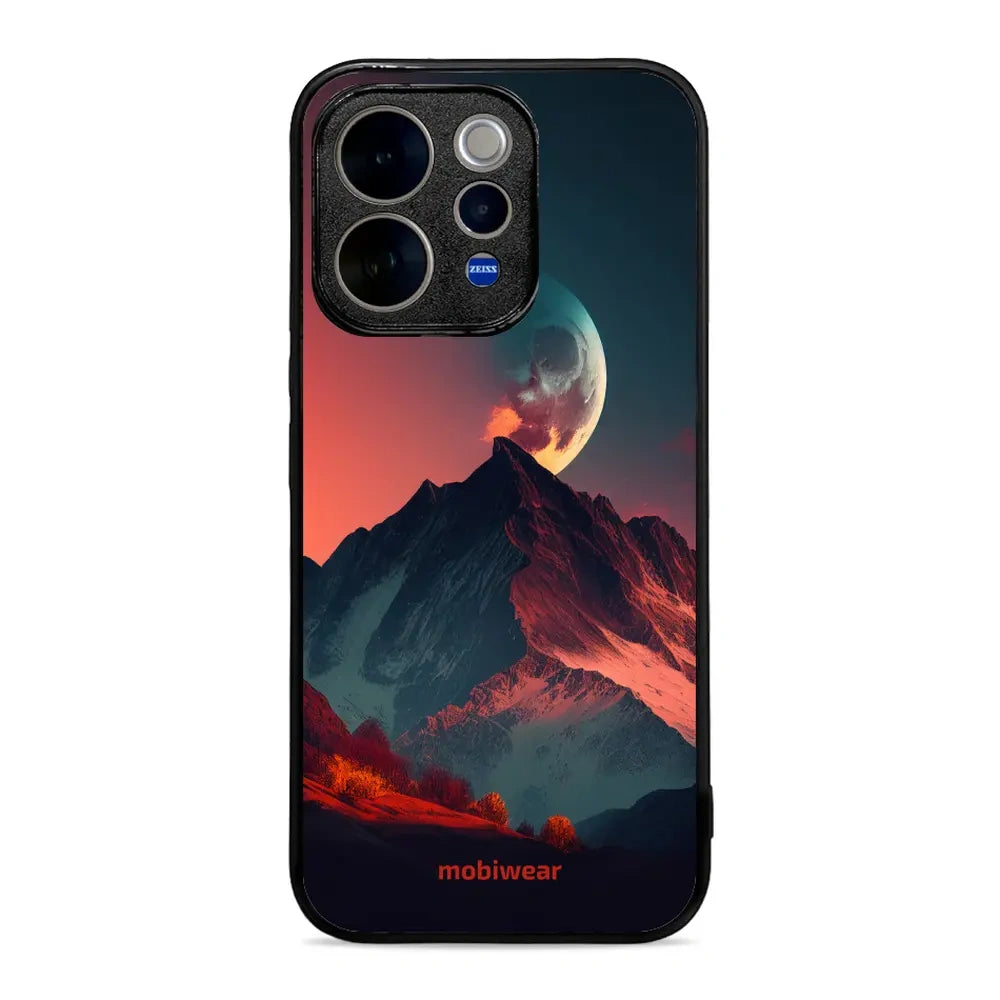 Handyhülle für Vivo V70 5G, Mobiwear Glossy Case, Gebirgsdämmerung