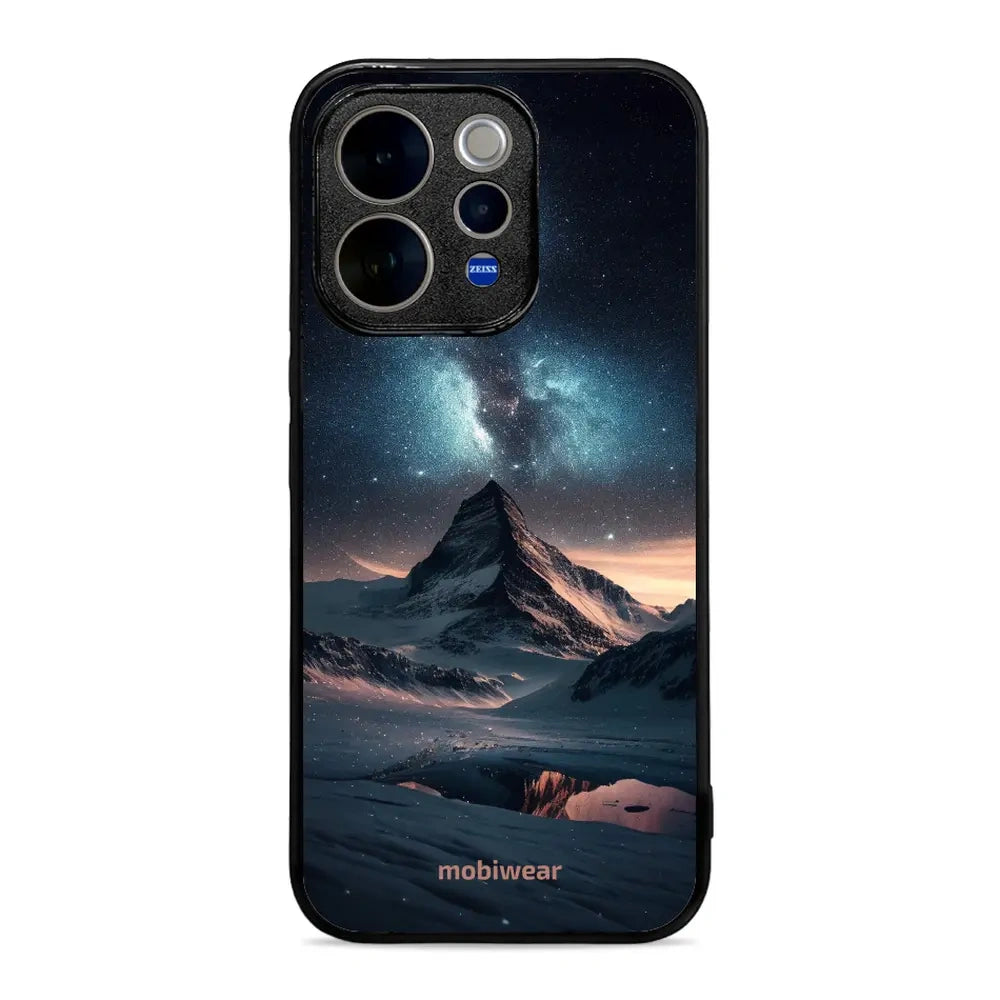 Handyhülle für Vivo V70 5G, Mobiwear Glossy Case, Nachtberg