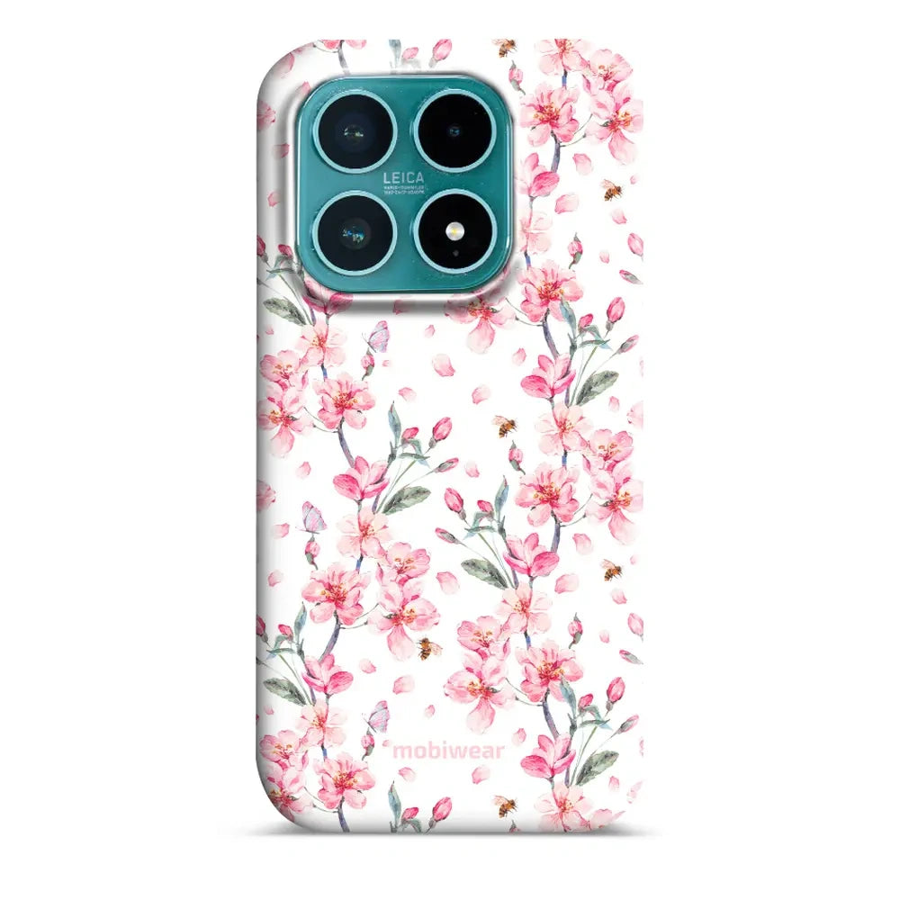 Handyhülle für Xiaomi 17, Mobiwear Elite Pro, Japanischer Blumenstrauß
