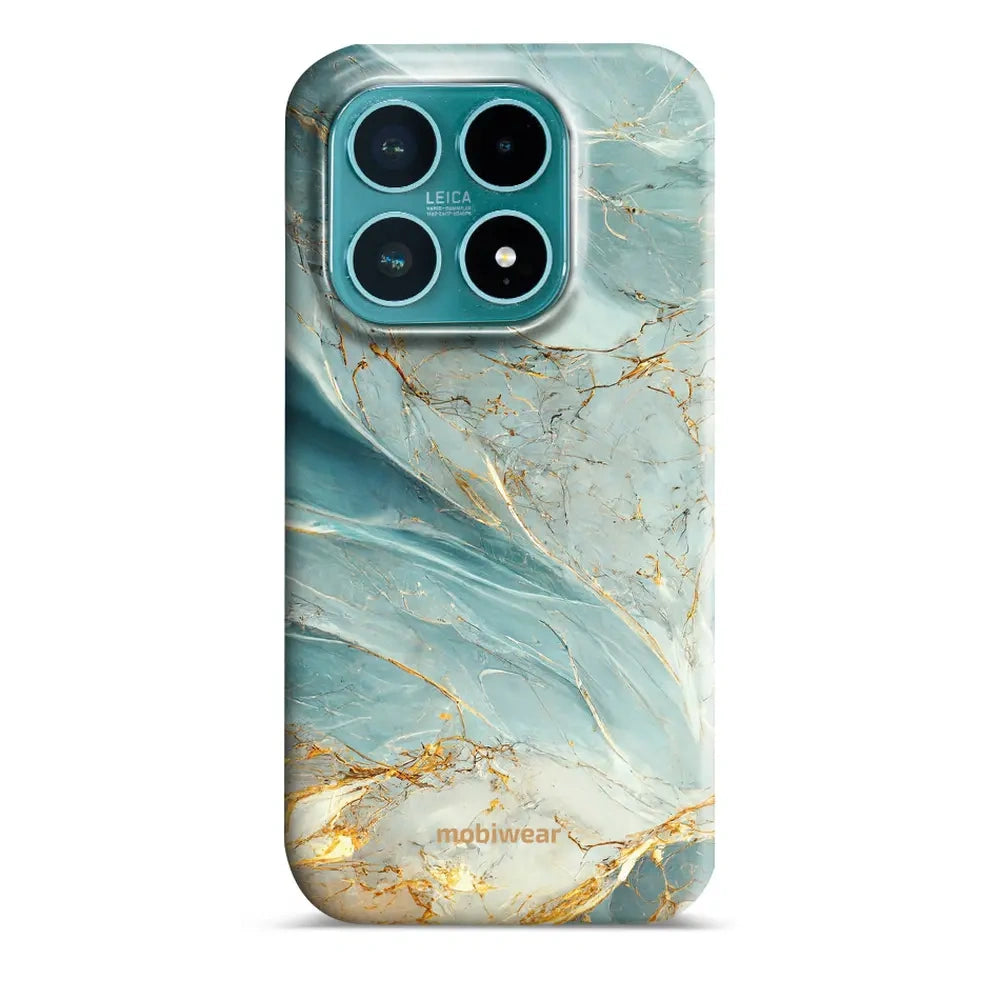 Handyhülle für Xiaomi 17, Mobiwear Elite Pro, Adern des Azur