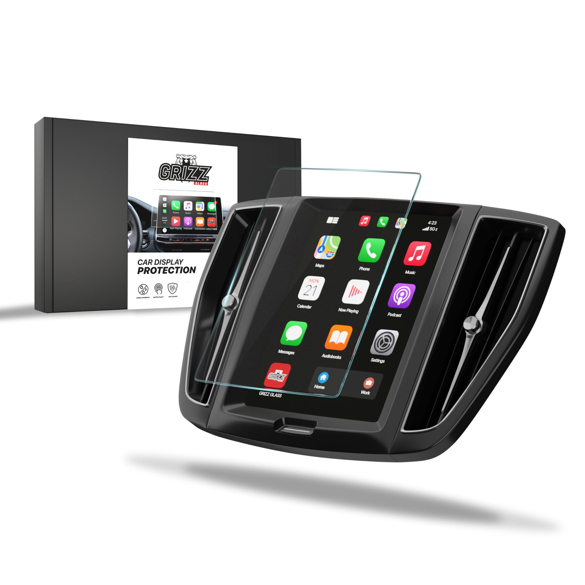 Keramische Autodisplayfolie für Volvo V90 Recharge (2021-2026), Grizz Protector