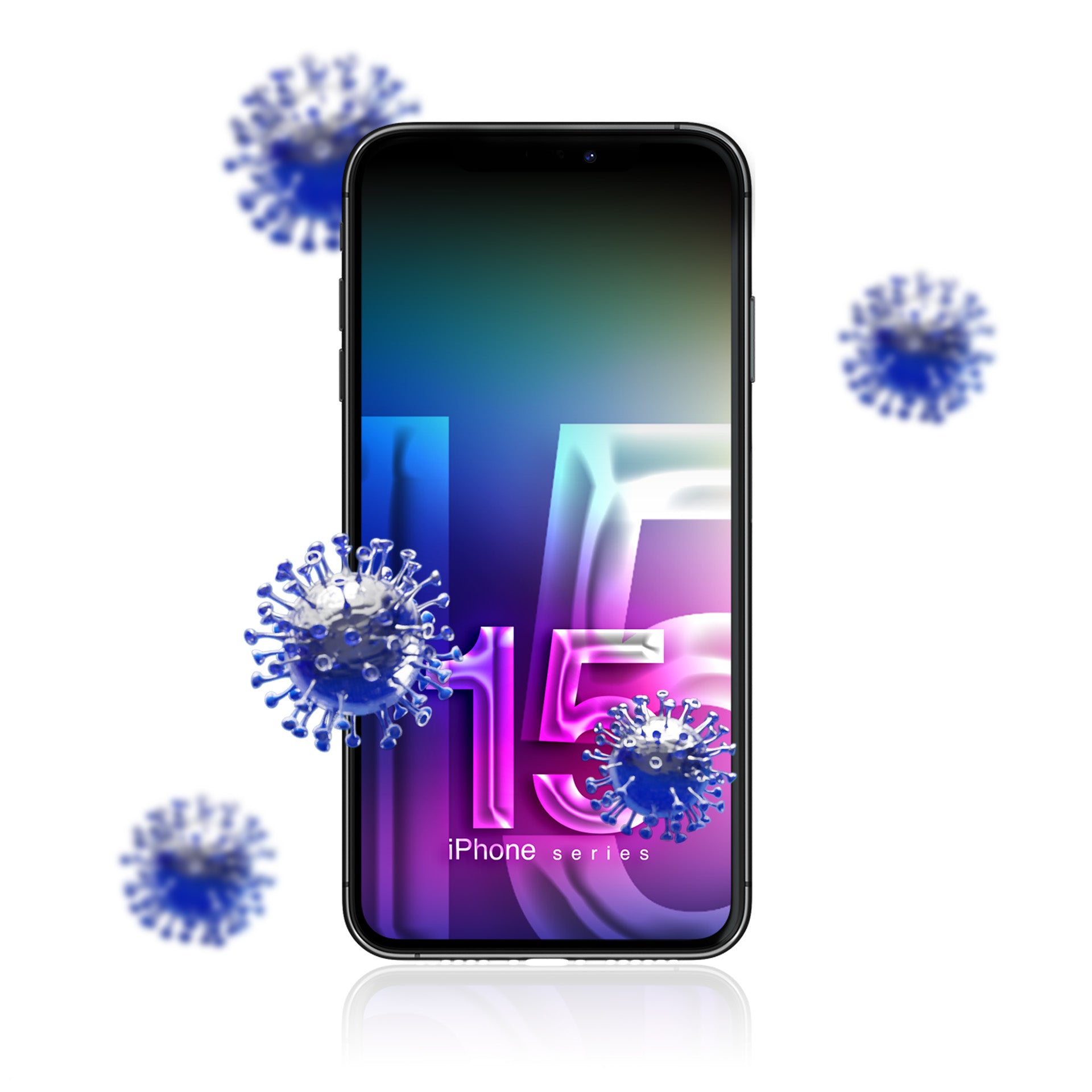 Hybridglas für iPhone 15, 3mk FlexibleGlass Pro