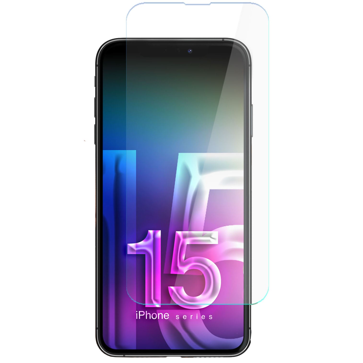 Hybridglas für iPhone 15 Pro Max, 3mk FlexibleGlass Pro