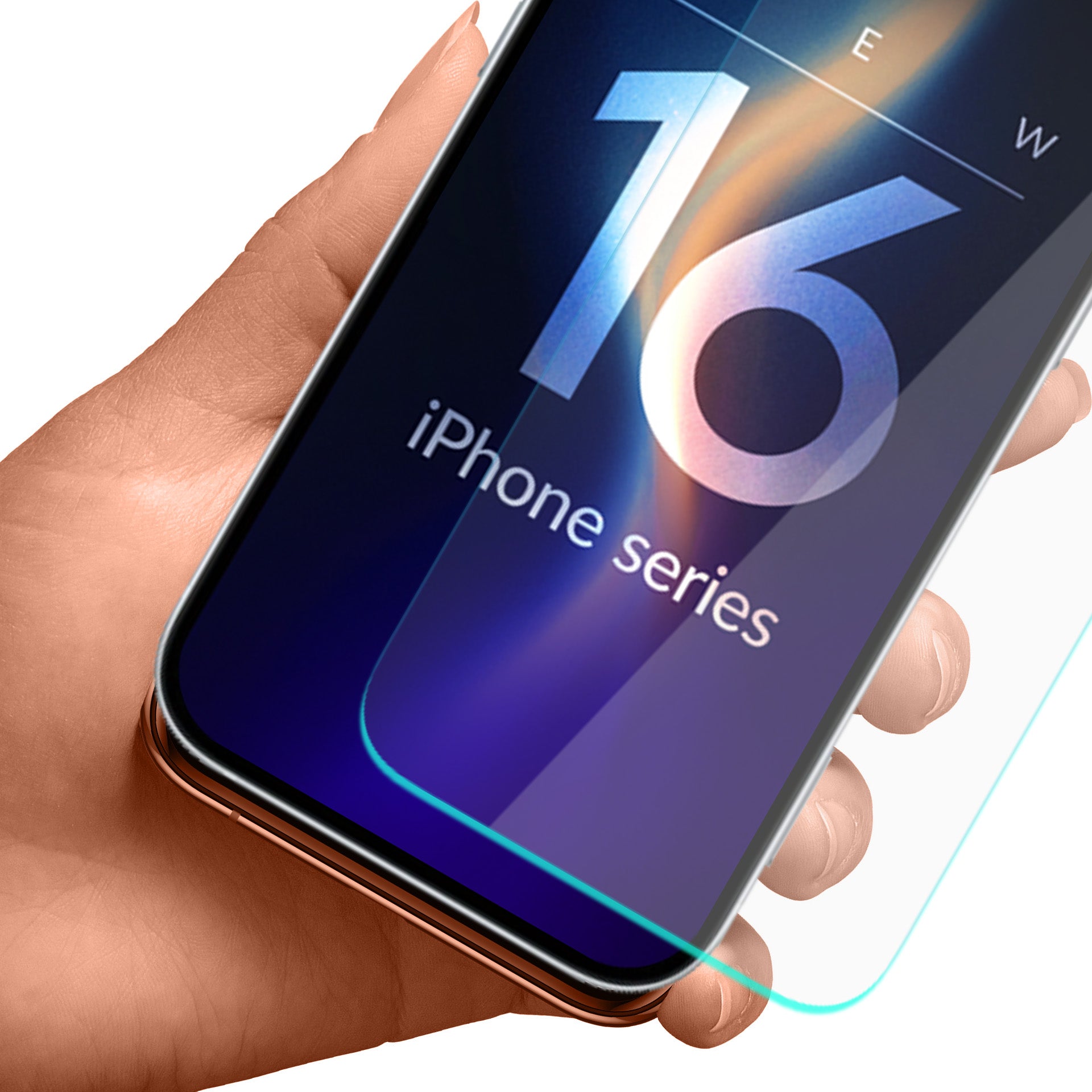 Hybridglas für iPhone 16 Pro, 3mk FlexibleGlass Pro