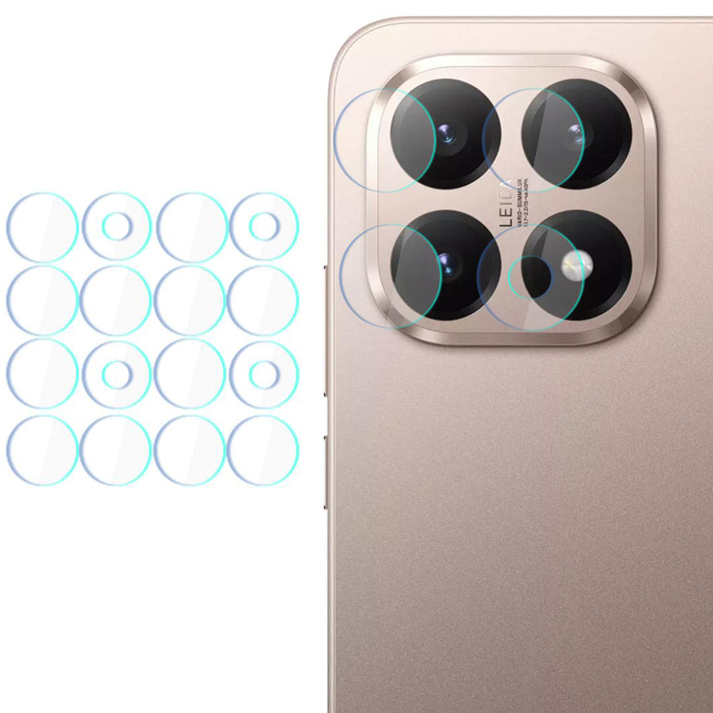Objektivschutz für Xiaomi 15T, 3mk Lens Protection, 4 Sätze