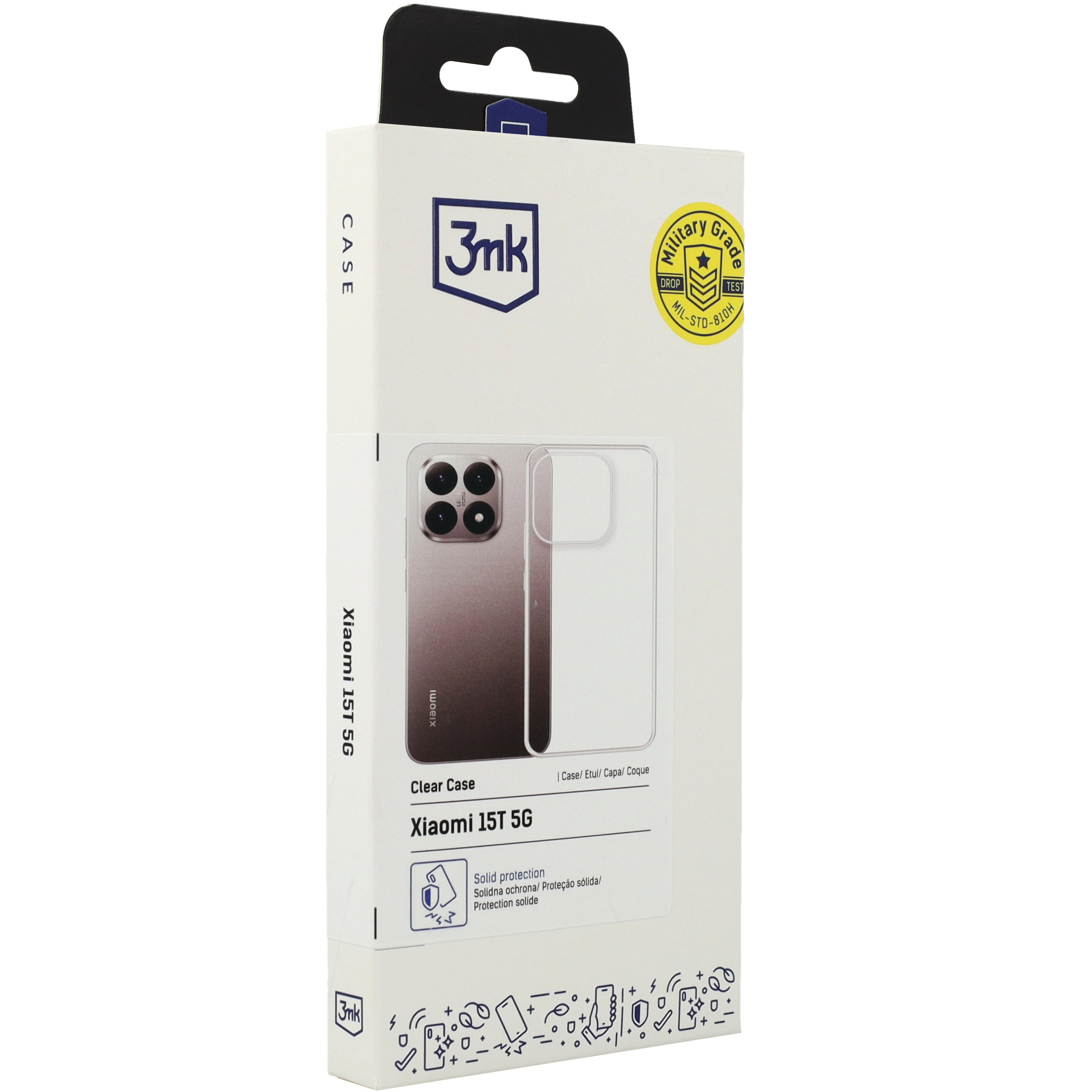 Handyhülle für Xiaomi 15T, 3mk Clear Case, Transparent