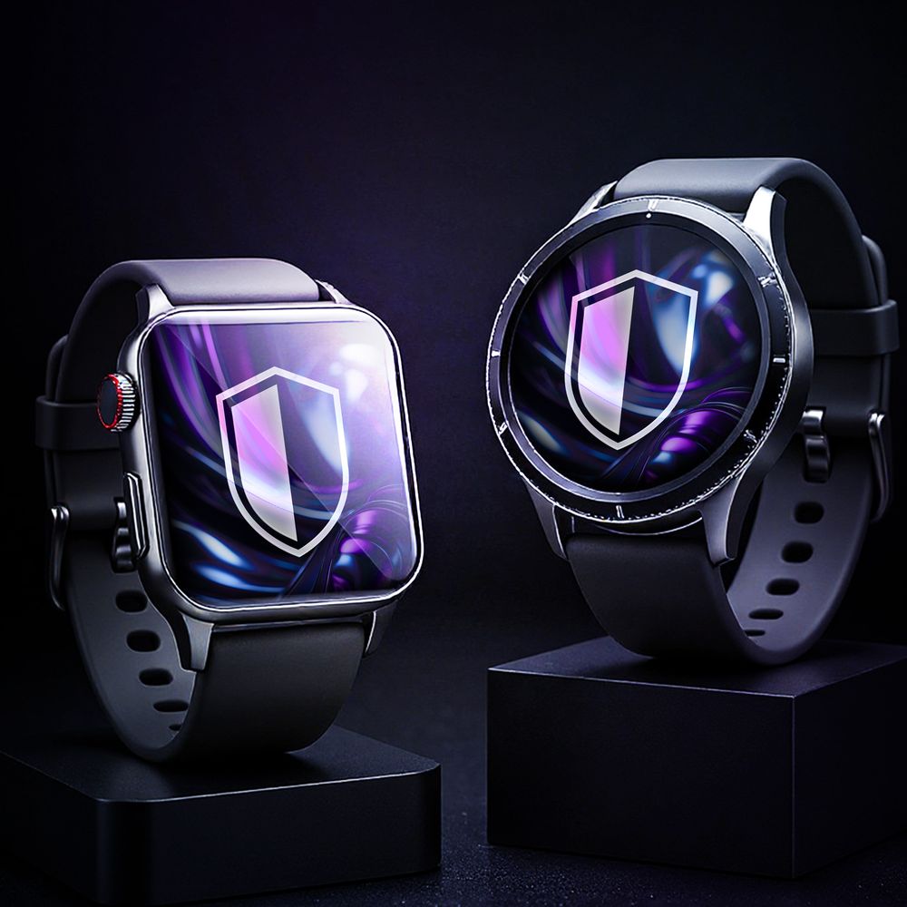 Hybridglas für Smartwatch Garmin Forerunner 165 / 165 Music, 3mk Hardy Fusion, 3 Stück