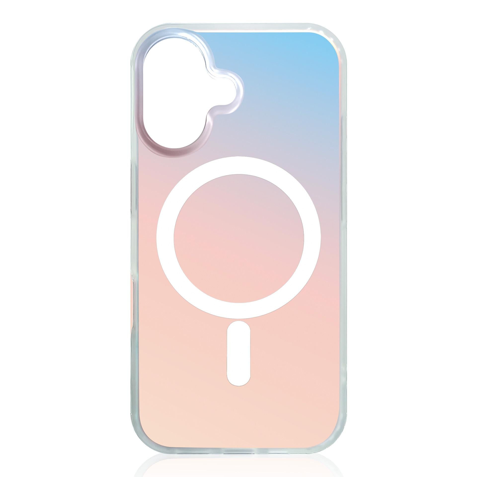 Handyhülle für iPhone 17, 3mk Hardy PrisMag Case mit MagSafe, holografisch