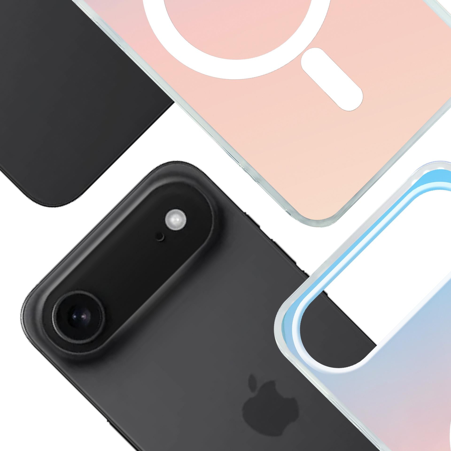 Handyhülle für iPhone Air, 3mk Hardy PrisMag Case mit MagSafe, holografisch