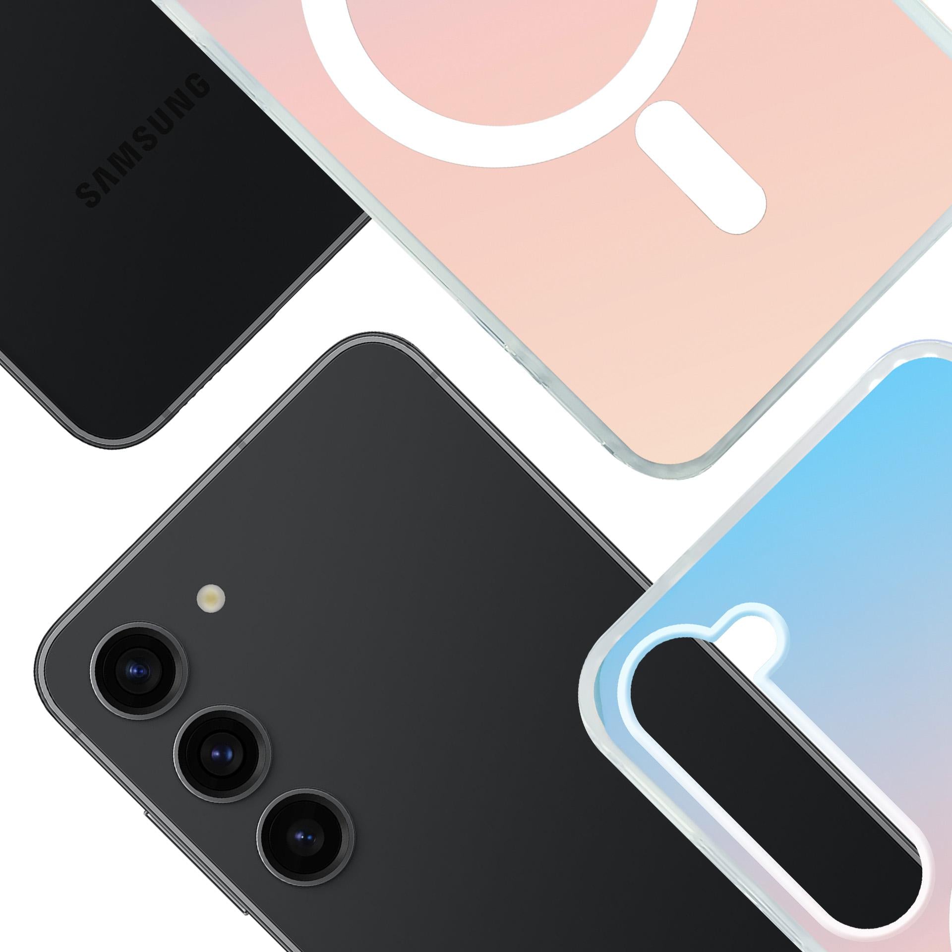 Handyhülle für Galaxy S23, 3mk Hardy PrisMag Case mit MagSafe, holografisch