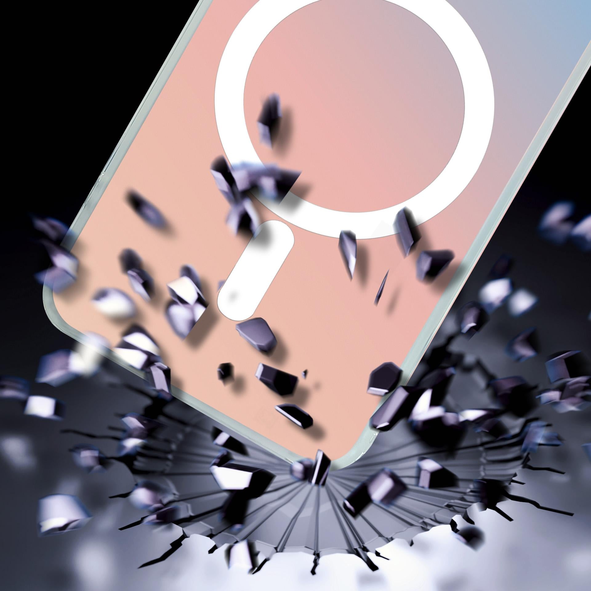 Handyhülle für Galaxy S26, 3mk Hardy PrisMag Case mit MagSafe, holografisch