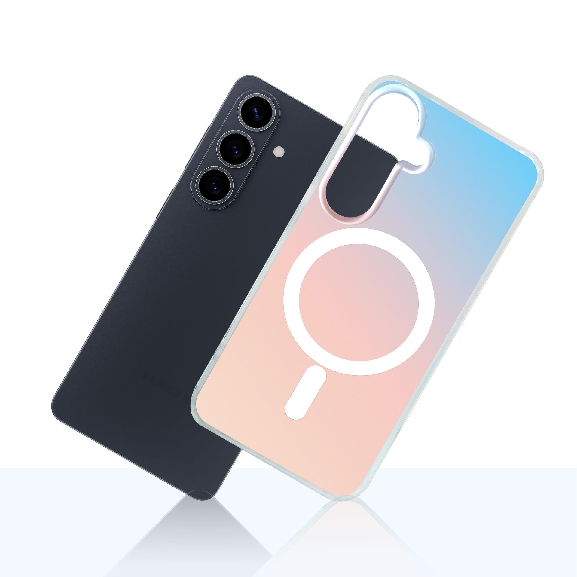 Handyhülle für Galaxy S26, 3mk Hardy PrisMag Case mit MagSafe, holografisch