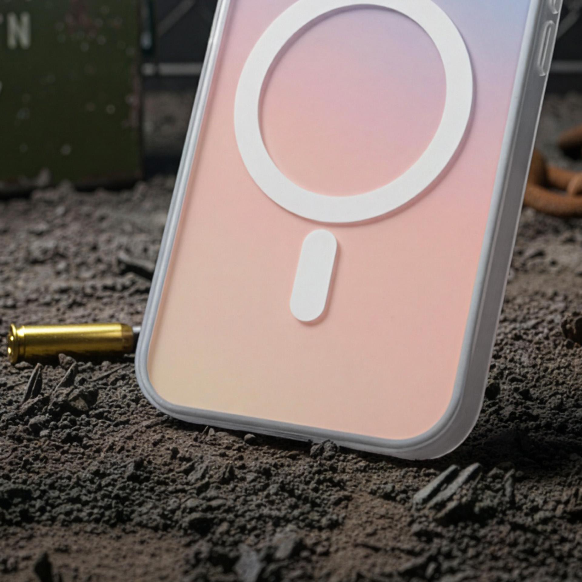 Handyhülle für Galaxy S26 Plus, 3mk Hardy PrisMag Case mit MagSafe, holografisch